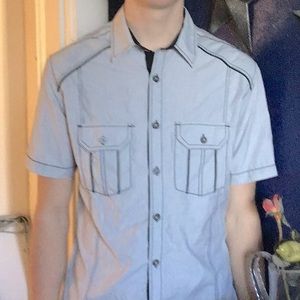 Button up shirt sleeve shirt